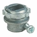 Abb Steel City XC220SC-1 Connector, 3/8 in, Zinc, Gray 90580